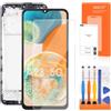 AGCUT per Samsung Galaxy A23 5G LCD Display per Samsung A23 5G A236 LCD Schermo SM-A236U SM-A236B SM-A236E Touchscreen Digitizer Full Assembly Kit di Riparazione con Cornice (Nero)