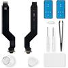 Eonpam Dock ricambi per Oneplus 8T Connettore di Ricarica Porta Caricatore Port Microfono Audio Jack + Kit di Riparazione Sostituzione