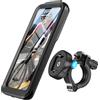 SPORTLINK Supporto Telefono Bicicletta - Universale Alluminio Porta Cellulare Moto 【360° Regolabile /2m Antiurto】【1s Sblocco】Bici Scooter MTB Manubrio Bike Holder per iPhone Samsung 6-6,8 Smartphone