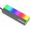 Zunate Raffreddatore per Dissipatore di Calore SSD M.2 ARGB, Dispositivo di Raffreddamento ARGB a Doppia Faccia 5V a 3 Pin per SSD 2280 M.2 con Pad Termico