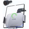 JOYVEVA Caricatore Wireless Auto per Z Fold 4, Car Wireless Charger Compatibile con Samsung Galaxy Z Fold 5 4 3 /S22 Ultra, Supporto Telefono Auto Ventosa/Air Vent per iPhone 14 13 Pro Max Plus
