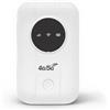 YUEHISY Hotspot WiFi 4G, Modem USB Portatile, Hotspot Mobile da 300 Mbps Connetti Fino a 10 Dispositivi, Router da 3200 MAh con Slot per Schede SIM per Viaggi, Viaggio D'affari,