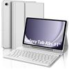 JADEMALL Tastiera per Samsung Galaxy Tab A9 Plus 11 2023, Italiana QWERTY Tastiera Bluetooth Bluetooth Magnetica Staccabile con Portapenne per Samsung Tab A9+ Plus 11 2023, Grigio Chiaro