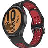 OVERSTEP Compatibile per Samsung Galaxy Watch 4 Cinturino 40mm 44mm/Galaxy Watch 4 Cinturino Classico 42mm 46mm 20mm Cinturino in Silicone Morbido Cinturino Sportivo Per Donna Uomo