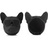 EBTOOLS Cassa Bluetooth, Altoparlante Wireless a Forma di Bulldog Francese, Forma della Testa del Cane, Distanza del Segnale può Raggiungere 10m, Batteria al Litio da 4000 mAh, Nero