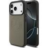 CG MOBILE Mercedes Pelle Vintage Logo compatibile con MagSafe Custodia per iPhone 17 Pro (tortora)