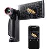 Thermal Master Telecamera Termica per Birdwatching Super Risoluzione 512x384 Telecamera a Infrarossi con 5 Pollici Rotabile HD Touchscreen 1000m Raggio di Rilevamento 4x, 50Hz, Monocolo Termico per