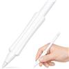 UPPERCASE NimbleGrip 2 Premium Silicone Ergonomico Dual Side Grip Case Holder Comfort Sleeve, funziona con Squeeze Double-Tap e ricarica wireless, compatibile con Apple Pencil Pro 2nd Gen e USB-C (bianco)