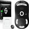 SensoryBoost Set di piedini in vetro Rush per Logitech G PRO Wireless - Ultra veloci e delicati, lucidati, bordi arrotondati, enorme durata - Piedini di ricambio per mouse, pattini - Accessori per mou