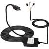 MEIRIYFA Dash Cam ACC Hardwire Kit, Mini USB Hardwire Dashcam Kit Step-Down Cavo, 12V-24V a DC 5V 3A Car Dash Charger Cavo di alimentazione - 3.5M