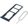 Eonpam Vassoio Carta SIM per (Samsung Galaxy M22) qualità Originale Porta Scheda SIM Ricambio Slot Scheda Memoria SD con Pin della Scheda SIM(Nero)