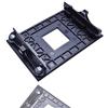 NMD&LR Piastra Posteriore CPU, Backplane in Plastica per Ripiano Inferiore Ventola del Radiatore Adatto per AM4 AMD Staffa B350 X370 A320 Scheda Madre (Black)