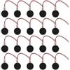 The Lord of the Tools 20 Pezzi DC3V Mini Motore A Vibrazione a 2 Pin 10x3mm Per Riparazione Di Dispositivi Elettronici Per Telefoni Cellulari (3cm)