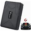 Winnes Winnnes GPS Tracker per Auto Localizzatore GPS con Gratuita APP/SMS Tracking in Tempo Reale con Allarmi Multipli Antifurto per Auto/Veicoli/Moto/Camion con Magnete 10000mah Batteria TK915