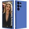 ISOI - Cover per Samsung Galaxy S22 Ultra 5G, Custodia Morbida in Silicone Liquido, Protezione Completa Antiurto Ultra Sottile per il Corpo - Blu