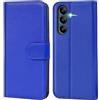 Verco Custodia a libro per Samsung Galaxy A55 5G, per Samsung A55 5G, colore: Blu