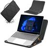 Smatree MS56 Custodia protettiva rigida in EVA con stand compatibile per 14 pollici Lenovo ThinkPad L14 Gen 5/X1 Yoga Gen 8/7/6,per ThinkPad X1 Carbon Gen 11/10,IdeaPad Flex 5i/5,ThinkBook 14 Gen 6/7