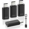 MoKo Adattatore Lightning a USB-C per iPhone 17 16 15, Solo Ricarica, 4 Pzs