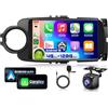 VECHTEL 4G&128G 9 Autoradio per Toyota Yaris Grmn 2012-2017 con Carplay Android Auto Wireless Android 15,Bluetooth RDS/FM Radio,Mirror link,Wi-Fi GPS Navi,Telecamera posteriore AHD