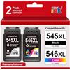 st@r ink Starink PG-545/CL-546 XL Compatibile con Cartucce Canon 545 546 XL Multipack (1 Nero, 1 Cartuccia Colore) per Canon pixma mx495 tr4550 cartucce per Canon tr4551 Ts3150 MG3050 TR4551 MG2950
