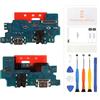 SRJTEK Per Samsung Galaxy A50 2019 Sostituzione Dock Connector Per Samsung A50 2019 Porta di Ricarica A505 Porta Cuffie SM-A505F con Microfono/Jack Audio/Antenna Kit di Riparazione di Ricambio