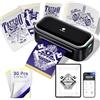 Phomemo TP31 Stampante Per Tatuaggi, Stampante Stencil Tattoo con 10 Carte di Trasferimento Compatibile Con il Telefono, Tablet e PC per Artisti e Principianti