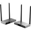 FAIRBEE Set di trasmettitori e ricevitori wireless HDMI, portata 200 m, Full HD 1080P@60Hz, Ultra Bassa Latenza 0.1s, KVM & IR Telecomando, HDMI Loop-Out, Plug & Play, per Home Cinema, presentazione