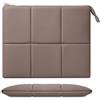MoKo 13.3-14 Pollici Puffy Laptop Sleeve Adatta a MacBook Air 13'' M3 2024/2020/2019, MacBook PRO 14'' M3 2024/2023, MacBook PRO 13" M2/M1, Custodia in Pelle PU per Il Trasporto, caffè