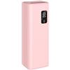 FTRONGRT Cover Compatibile con CUKTECH 15 150W 20000mAh Banca di Potere, a Prova di Polvere, Anticaduta, Silicone Custodia Protettiva Compatibile con CUKTECH 15 150W 20000mAh Power Bank. Rosa