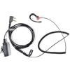 HYSHIKRA Cavo adattatore audio universale per radio a 2 vie da jack 3,5 a multi-pin con auricolare PTT jack 3,5 mm Compatibile con Midland G7pro G8 G9pro M24Plus M48 M99 G6XT G7XTR (RED forma G)