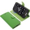 foto-kontor Custodia a Libro Compatibile con Blackview BV8000 PRO Cover di Colore Verde