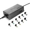 Eaxus® Alimentazione universale - Caricabatterie per laptop/notebook e altri dispositivi - 12-24 Volt, 96 Watt, con 10 attacchi