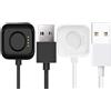 Lamshaw Caricatore magnetico compatibile con Oneplus Watch 3 Smartwatch per Smartwatch Charger,Portatile Supporto Charger,Compatibile con Oneplus Watch 3 (2 Packs-Nero+Bianco)