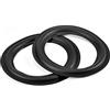 Cuifati 2pcs 6 pollici/156mm kit di riparazione surround schiuma diffusore, 156mm anelli di bordo in gomma perforata parti di ricambio riparazione altoparlante fai da te altoparlante surround riparazione ripa