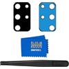 MMOBIEL Lente Vetro Fotocamera Postiore di Ricambio Compatibile con Samsung Galaxy S20 Plus / S20 Plus 5G 2020 - con Adesivo - Incl. pinzette e stoffa