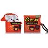 Derhom Airpods 3 Silicone Case Funny Cute Fashion Soft Cartoon Cover Skin Compatible for Apple Airpods 3 with Keychain[Serie di Snack] (Reeses)