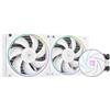 Thermalright AQUA ELITE 240 - Raffreddatore per CPU ARGB V2, 240 Aio, 2 ventole PWM TL-S12 W, cuscinetti S-FDB, effetto smussato ARGB per AMD/AM4/AM5, Intel