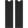 PATIKIL M.2 2280 Nvme SSD Dissipatore 74x22x2mm, 2 Pc Dissipatore Memoria Laptop Rame Raffreddamento Pasta Termica Radiatore Raffreddatore per Laptop, Nero