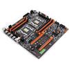 ASHATA Scheda Madre Desktop X99 Dual Socket, Scheda Madre Gaming DDR4 PCI-E SATA3.0 RJ45 NVME M.2 I/O PS/2 E5CPU ATX con Piastra in Ferro e Cavo PIN