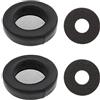 Be In Your Mind 1 Paio Di Cuscinetti Compatibile Con AKG K701 K702 Q701 Q702 K601 K612 K712 Cuffie Di Ricambio Cuscinetti Auricolari In Pelle Proteica Parti Di Riparazione Per Cuffie Nero