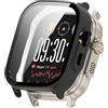 FTRONGRT Cover Compatibile con Realme Watch 5, PC + Pellicola Temperata, Antigraffio Custodia Protettiva. Nero