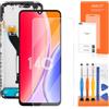 AGCUT Display LCD per Xiaomi Redmi 14C 4G per Redmi 14C 4G 2411DRN47C schermo LCD da 6,88 pollici Digitizer Touch Screen Full Assembly con kit di riparazione (nero con cornice)