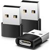 BRV Explorer Adattatore USB C Femmina a USB Maschio 3Pack, Adattatore USB Type C, Connettore Cavo Caricatore Tipo C, USB C to USB Compatibile con iPhone 12 13 14 15 Pro Max, Galaxy S23 S22 S21