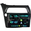 BXLIYER SXAUTO [6GB+128GB] Android 15 IPS Autoradio Per Honda Civic (2006-2012) - Senza fili CarPlay/Android Auto - LED Camera + MIC - DAB Fast-boot Volante 360-Camera WIFI AHD DSP - 2 Din 9 Pollici