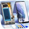 ARSSLY per Samsung Galaxy S10 LCD Display, per Samsung S10 G973 SM-G973F SM-G973U SM-G973W SM-G9730 6.1 LCD Schermo Touchscreen Digitazer Assembly Sostituzione con Riparazione Kit (Nero con Cornice)