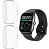 HOMTERN Confezione da 2 custodie compatibili con AMAZFIT GTS 4 Mini, custodia flessibile in TPU completamente coperta, antiurto, antigraffio, confezione da 2
