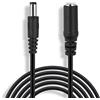 Wicked Chili 3m DC cavo di prolunga adatto per AVM FRITZ!Box 7583, 7582, 7580, 6890 WLAN router estensione di potenza (2,5 x 5,5 mm) nero
