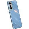 RankOne La Custodia del Telefono è Adatta per Samsung Galaxy A56 5G (6.7 Inches), Case per Cellulare in Silicone con Telaio Galvanico - Blu navy
