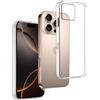 REY Cover in Gel TPU Trasparente per iPhone 16 PRO 6,3, Ultra Sottile 0,33 mm, Morbido Flessibile, Custodia Silicone