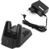 NEWASHAN Base Stazione di Caricabatterie da Scrivania per Yaesu Vertex Standard Horizon Radio FT-60 HX270S VX-170 VXA-200 Aviator Talkie Walkie Batteria FNB-V57 FNB-64 FNB-83 FNB-V94 (Adattatore UE)